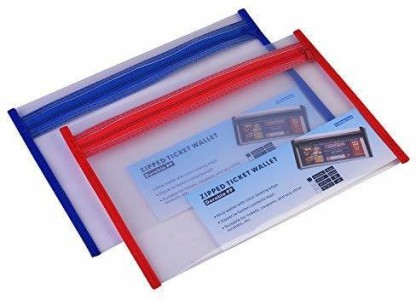 6 PCS Plastic Mesh Zip Document Waterproof Zipper File Bags Storage Pouch with A4 Size Paper 