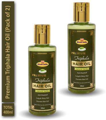 khadi natural herbal Premium Triphala Hair Oil (Pack of 2) Hair Oil - Price  in India, Buy khadi natural herbal Premium Triphala Hair Oil (Pack of 2) Hair  Oil Online In India,