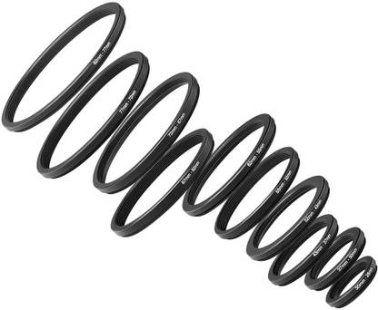 Naliovker 55mm-52mm 55mm to 52mm Black Step Down Ring for Camera