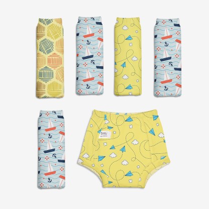 Goodkids Newborn Baby CottonTraining Pants Padded Toddler Potty Training Cute Underwear Pack for Boy and Girl 