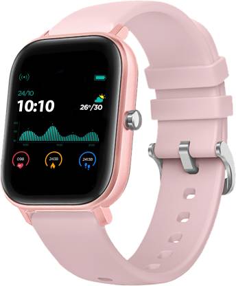 Pebble Pace Unisex Smart Watch with Full Touch Dynamic Colour Display (Rose Gold) Smartwatch