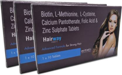 HAIRWAY Tablets Advance Formula For Strong Hair Price in India - Buy  HAIRWAY Tablets Advance Formula For Strong Hair online at 