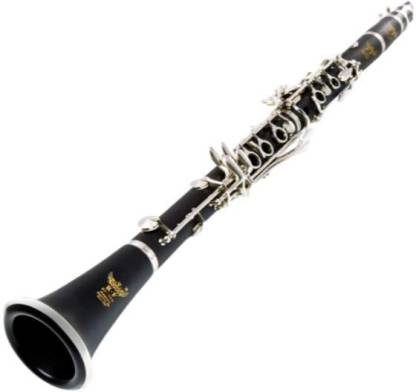 ROFFEE clarinet beginner student level 26N B flat ABS nickel plated 17 keys Bb tone with 2 berrels,case,10 reeds,mouthpiece and more Clarinet