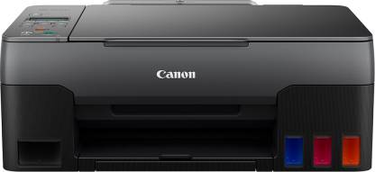 Canon G3060 Multi-function Color Printer with Voice Activated Printing Google Assistant and Alexa  (Black, Ink Tank)