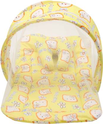 Miss & Chief byFlipkart Baby Super Soft Mattress With Net & Pillow(0-6 Months) Standard Crib