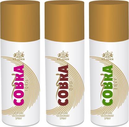 ST.JOHN Deo Cobra Toxic, Oud & Envy 150ml (pack of 3) Perfume Body Spray – For Men  (150 ml, Pack of 3)