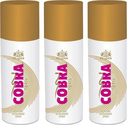 VI-JOHN Deo Cobra Toxic 150ml Pack of 3 Perfume Body Spray  –  For Men  (150 ml, Pack of 3)