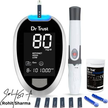 dr trust usa digital glucose blood sugar testing monitor machine with 60 strips glucometer price in india buy dr trust usa digital glucose blood sugar testing monitor machine with 60 strips