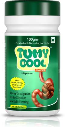 TUMYCOOL Powder, Ayurvedic Formula with 100% natural actives for Constipation Relief and Healthy Digestion, No-Added Sugar