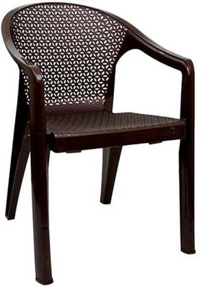 pix Brown Stackable Plastic Outdoor Chairs italica shree ganesh online original seller 5202 oxy series chairs modern stackable plastic standard armchair matte finish brown set of 1