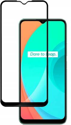 NKCASE Edge To Edge Tempered Glass for realme C3