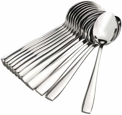 Hokky 6 Pieces Large Serving Spoons Stainless Steel Spoons Set 