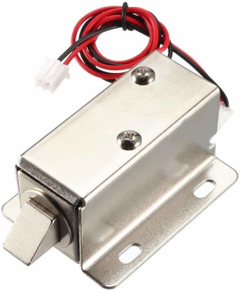 12V DC Electric Lock Assembly Solenoid Long Locking Tongue Cabinet Drawer Door Lock 