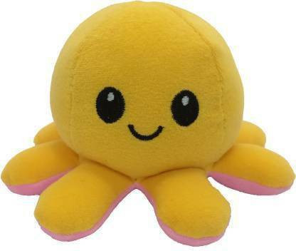 octopus plush yellow