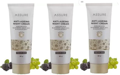assure anti ageing night cream