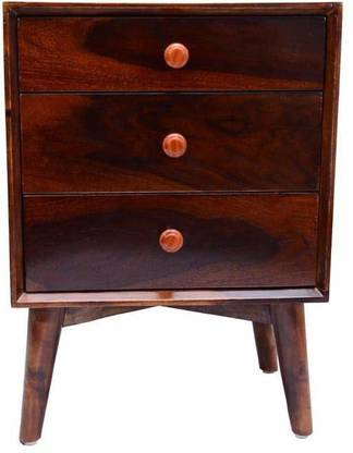 Woodware Sheesham Wood Bedside Tables For Bedroom Telephone Table Drawers Storage End Table For Living Room Flower Pot Night Stand Table Accent Table Office Furniture For Home Solid Wood Side Table Price