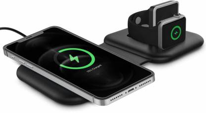 Raegr Rg104 Magfix Duo Arc M1330 2 In 1 Wireless Charger 15w For Iphone 12 Series Airpod Pro Airpod 2 All Qi Certified Mobiles Apple Watch 1 2 3 4 5 6 Se Charging Pad Price In India