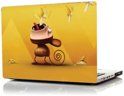 Yellow Alley Funny Cartoon Laptop Sticker|Printed on Vinyl, Premium  Quality, HD, Bubble Free, Scratchproof,