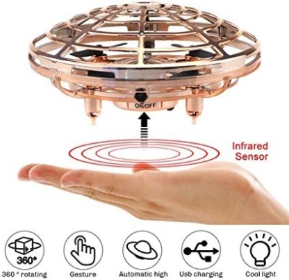 Innoo Tech Kids Drone Hand Operated UFO Drones for Kids or Adults Hands Free Mini Drone Helicopter Suspension Gesture Sensing Aircraft Indoor Flying Ball Drone Toys for Boys or Girls 