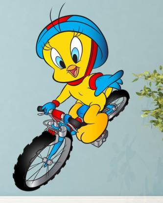 Approach home décor 60 cm buongiorno tweety wall sticker 3d Self Adhesive  Sticker Price in India - Buy Approach home décor 60 cm buongiorno tweety  wall sticker 3d Self Adhesive Sticker online