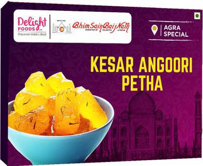 Delight Foods Original Agra Kesar Angoori Petha | Indian Mithai, Sweets ...