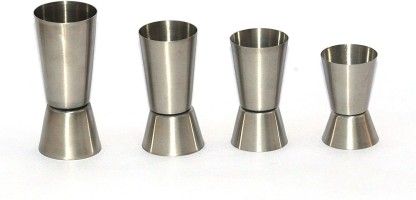 Stainless Steel Dual Measure Spirit Measure Cup 