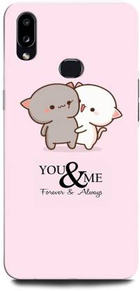 ORBIQE Back Cover for Samsung Galaxy A10s/ YOU AND ME, LOVE FOREVER, COUPLE  KISS, ANIME, BEAR, PANDA - ORBIQE : 