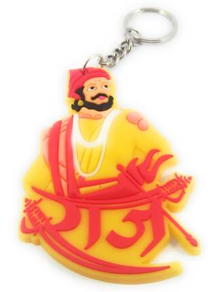 Key Era Raje Shivaji Maharaj The Maratha King Single Side Keyring Key ...