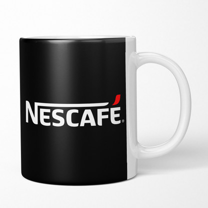 nescafe glass mug