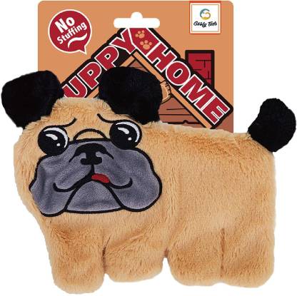 Goofy Tails Puppy Home Pug Face Unstuffed Crinkle Squeaky Plush Toy for  Puppies for Small & Medium Breeds Cotton Plush Toy For Dog Price in India -  Buy Goofy Tails Puppy Home