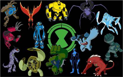 Ben 10 Cartoon Wall Poster For Room With Gloss Lamination M10 Paper Print -  Comics, Children, Gaming posters in India - Buy art, film, design, movie,  music, nature and educational paintings/wallpapers at