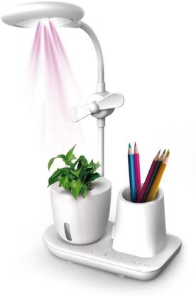 Xech Grow Station Led Desk Lamp With, Table Lamp With Fan