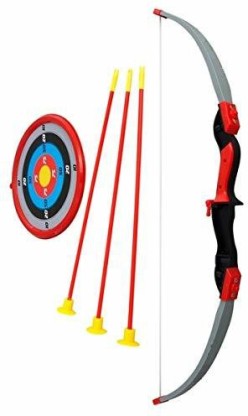 non-brand Sharplace Set di Giochi per Bambini Bow Arrow Tiro con LArco Set e Target Outdoor Garden Fun Game 