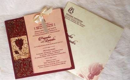 Vishakha Collections Exclusive Invitation Cards With Unique Laser Cut Design Invitation Card Price In India Buy Vishakha Collections Exclusive Invitation Cards With Unique Laser Cut Design Invitation Card Online At Flipkart Com