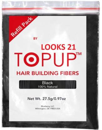 Looks21 TOP UP HAIR BUILDING FIBER REFILL PACK-BLACK - Price in India, Buy  Looks21 TOP UP HAIR BUILDING FIBER REFILL PACK-BLACK Online In India,  Reviews, Ratings & Features 