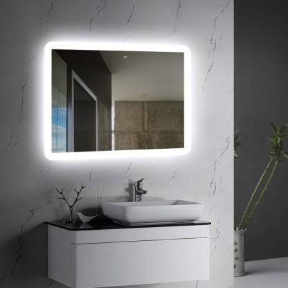 wash basin mirror with led light