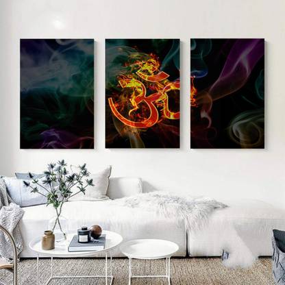Decorative Framed Canvas Wall Art Decoration Om Digital Print Poster N&WCP-11797 Canvas Art - Religious posters in India - Buy art, film, design, movie, music, nature and educational paintings/wallpapers at Decorative Framed Canvas Wall Art Decoration Om Digital Print Poster N&WCP-11797 Canvas Art - Religious posters in India - Buy art, film, design, movie, music, nature and educational paintings/wallpapers at