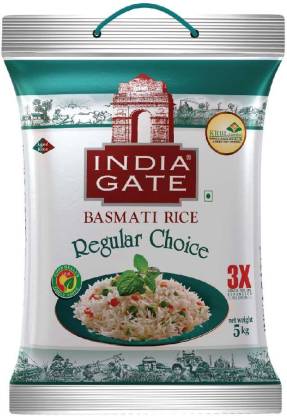 India Gate Regular Choice Basmati Rice (Medium Grain)