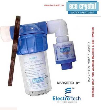 Eco Crystal World S No 1 Physical Water Softener Fresh N Clean J Junior Best For Ifb Branded Automatic Washing Machine Free 2pcs Cartridge Mkt By Electro Tech Solid Filter Cartridge Price In India