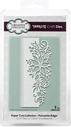 Paper Cuts Collection Poinsettia Edger Craft Die 