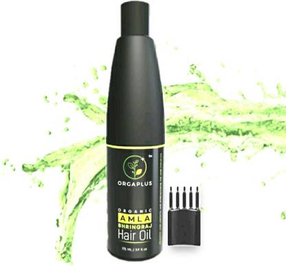 ORGAPLUS Natural Amla Bhringraj Hair Oil - For Hair growth & Strengthns the hair follicles - Paraffin and Mineral oil free Hair Oil- 175 ml Hair Oil - Price in India, Buy ORGAPLUS Natural Amla Bhringraj Hair Oil - For Hair growth & Strengthns the hair follicles - Paraffin and Mineral oil free Hair Oil- 175 ml Hair Oil - Price in India, Buy