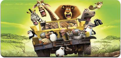 Ryca Madagascar Cartoon Wallpaper 3D Design High Resolution Desk Pad With Non-Slip Base For Gaming||PC||Laptop||Keyboard Mousepad - Ryca : Ryca Madagascar Cartoon Wallpaper 3D Design High Resolution Desk Pad With Non-Slip Base For Gaming||PC||Laptop||Keyboard Mousepad - Ryca :