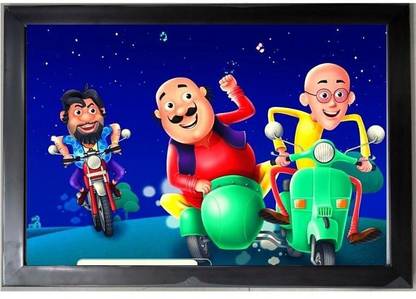 Motu Patlu John Cartoon Acrylic Glass Poster Framed 14x20 Inch Paper Print - Children posters in India - Buy art, film, design, movie, music, nature and educational paintings/wallpapers at Motu Patlu John Cartoon Acrylic Glass Poster Framed 14x20 Inch Paper Print - Children posters in India - Buy art, film, design, movie, music, nature and educational paintings/wallpapers at
