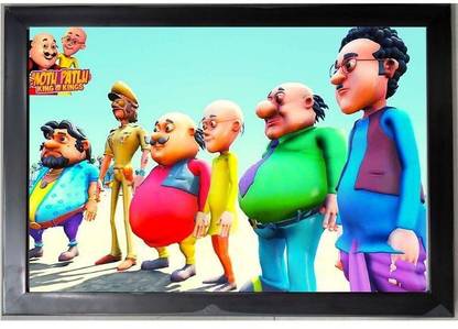 Motu Patlu Inspector Chingum Team Acrylic Glass Framed Poster 14x20 Inch PhotoFrame Paper Print - Children posters in India - Buy art, film, design, movie, music, nature and educational paintings/wallpapers at Motu Patlu Inspector Chingum Team Acrylic Glass Framed Poster 14x20 Inch PhotoFrame Paper Print - Children posters in India - Buy art, film, design, movie, music, nature and educational paintings/wallpapers at