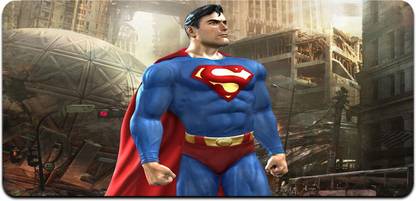Ryca Superman Cartoon Wallpaper 3D Design High Resolution Desk Pad With Non-Slip Base For Gaming||PC||Laptop||Keyboard Mousepad - Ryca : Ryca Superman Cartoon Wallpaper 3D Design High Resolution Desk Pad With Non-Slip Base For Gaming||PC||Laptop||Keyboard Mousepad - Ryca :