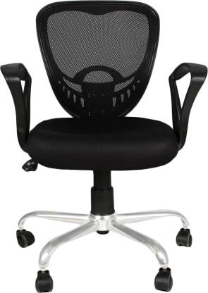 APEX CHAIRS SAVYA HOME DELTA MB OFFICE CHAIR Fabric Office Executive Chair  (Black, DIY(Do-It-Yourself))