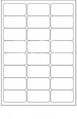 A4 labels 24 per sheet