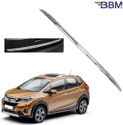 m Wr V Car Dicky Trim Garnish Silver Chrome Line Stainless Steel For Boot Show Compatible With Honda Wrv Chrome Glossy Honda Wrx Rear Garnish Price In India Buy m Wr V Car