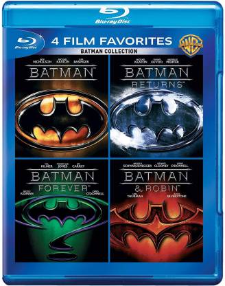 Batman Anthology: 4 Movies Collection - Batman (1989) + Batman Returns +  Batman Forever + Batman & Robin (4K UHD) (4-Disc Box Set) Price in India -  Buy Batman Anthology: 4 Movies