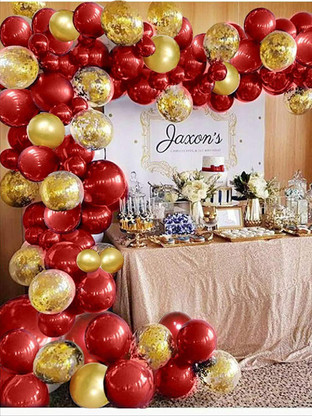 Red and golden balloon Outlet